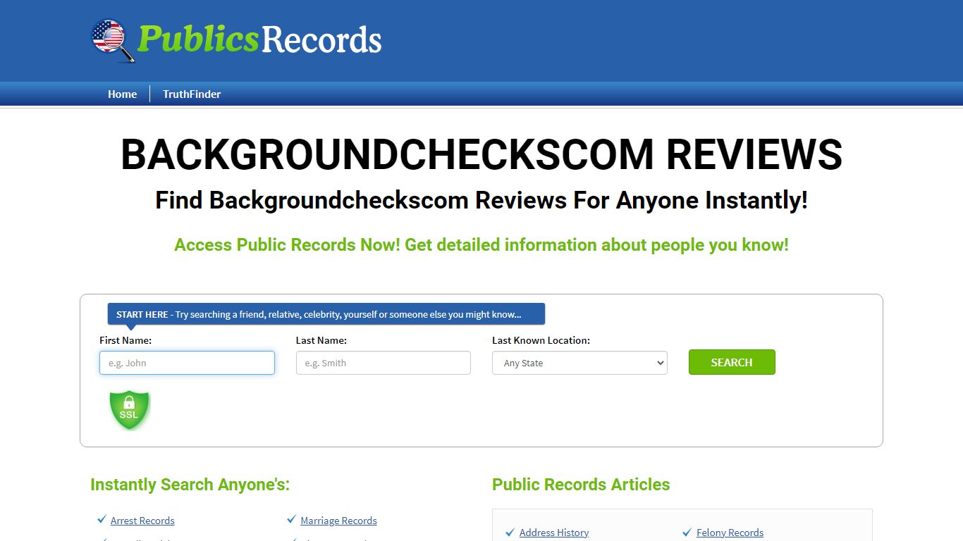 Find Backgroundcheckscom Reviews For Anyone Instantly!